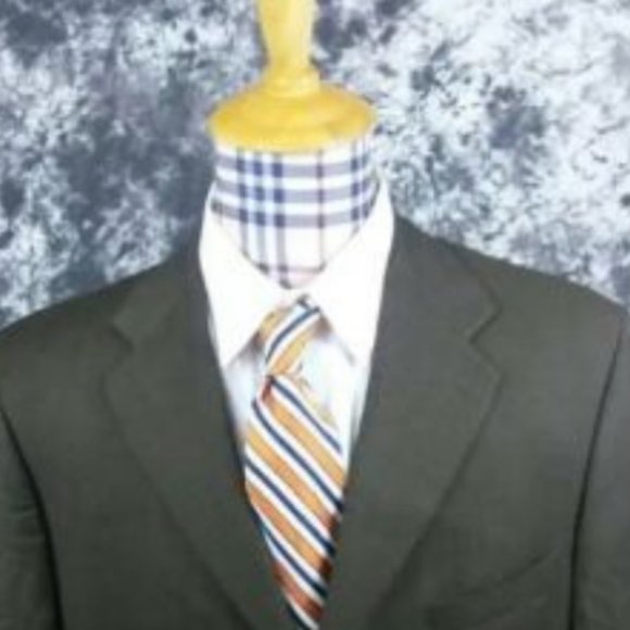 44L Ralph Lauren Birdseye Blue Label Cashmere